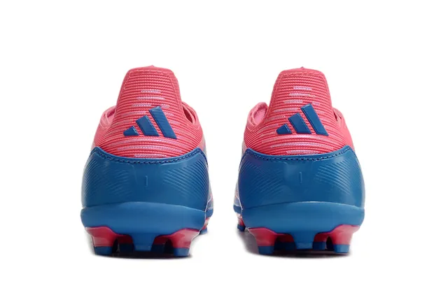 Adidas F50 Blue Pink Low-Cut Synthetic Upper Molded Conical Studs Firm-Ground Soccer Shoes 3