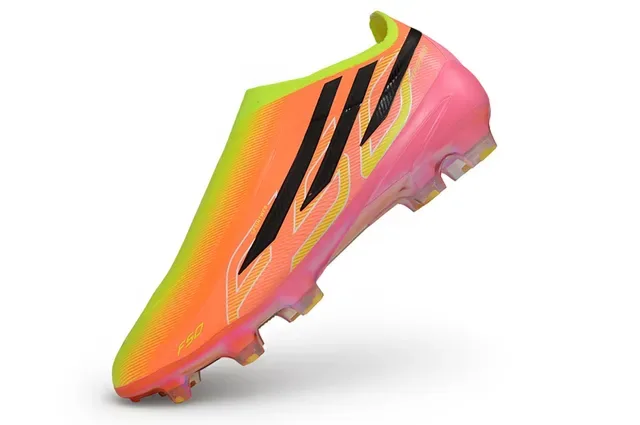 Adidas F50 Gradient Neon Pink Orange Firm-Ground Soccer Shoes 3