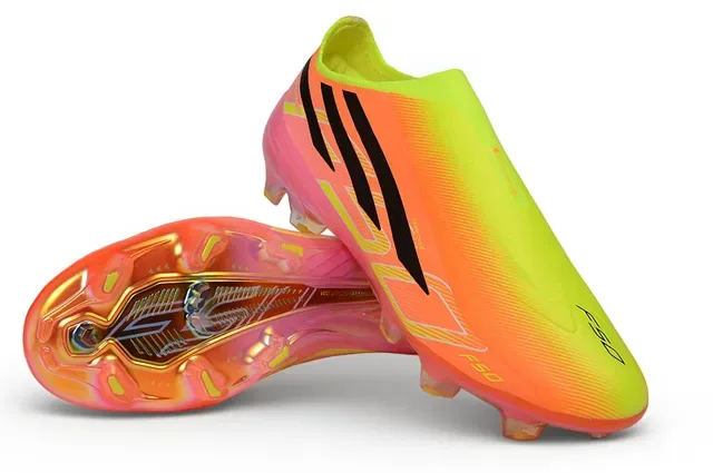Adidas F50 Gradient Neon Pink Orange Firm-Ground Soccer Shoes 4