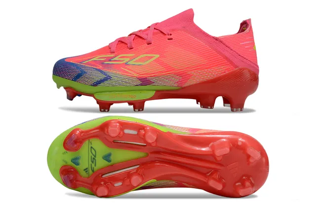 Adidas F50 Multicolor Gradient Sock-Fit Firm-Ground Soccer Shoes 5
