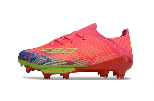 Adidas F50 Multicolor Gradient Sock-Fit Firm-Ground Soccer Shoes 7