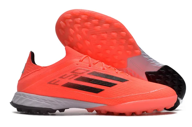Adidas F50 Orange Black লো-কাট সিন্থেটিক আপার মোল্ডেড স্টাডস টার্ফ ফুটবল জুতো 5