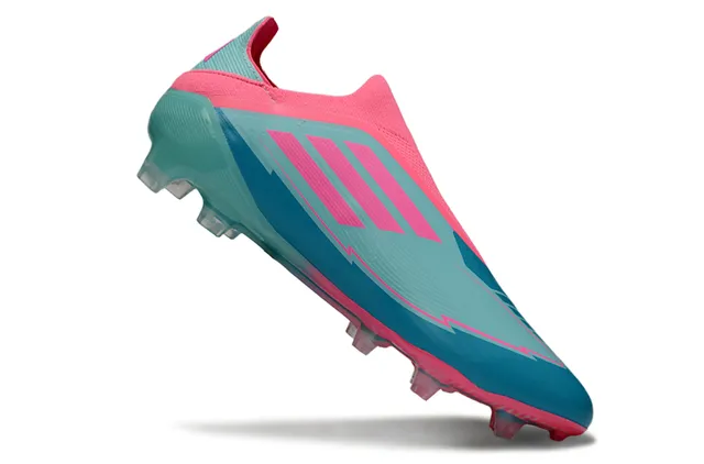 Adidas F50 Pink and Teal Firm-Ground Soccer Shoes 2