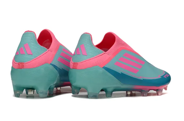 Adidas F50 Pink and Teal Firm-Ground Soccer Shoes 5