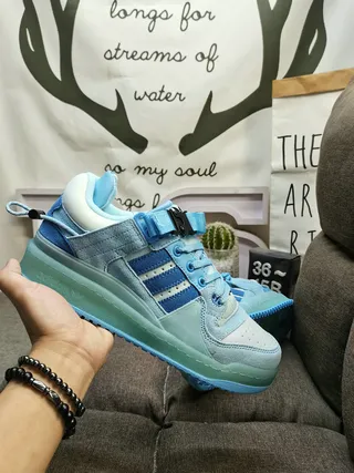 Adidas Forum Low Chunky Translucent Blue Lifestyle Sneakers 6