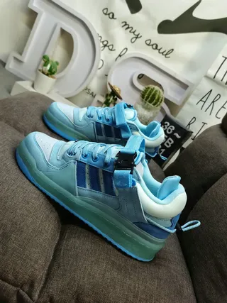 Adidas Forum Low Chunky Translucent Blue Lifestyle Sneakers 7