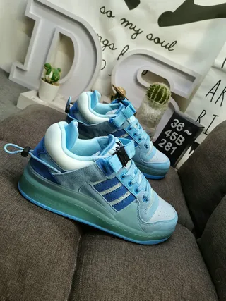 Adidas Forum Low Chunky Translucent Blue Lifestyle Sneakers 9