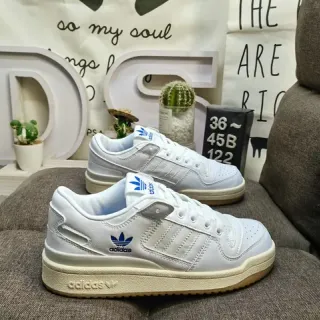 Adidas Forum Low White Blue Gum लाइफस्टाइल स्नीकर