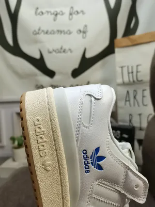 Adidas Forum Low White Blue Gum Lifestyle Sneakers 3
