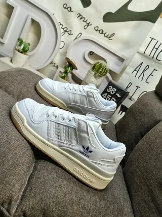 Adidas Forum Low White Blue Gum Lifestyle Sneakers 7