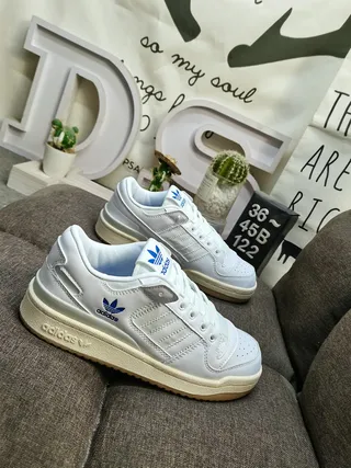 Adidas Forum Low White Blue Gum Lifestyle Sneakers 9
