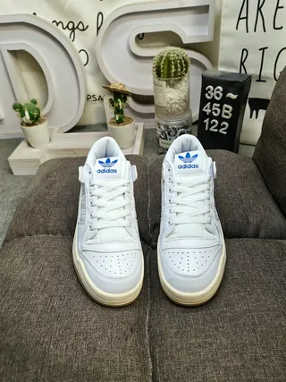 Adidas Forum Low White Blue Gum Lifestyle Sneakers 10
