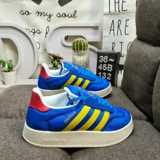 Adidas Gazelle Blue Yellow Red Lifestyle Sneakers