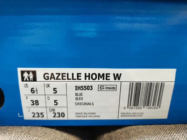 Adidas Gazelle Blue Yellow Red Lifestyle Sneakers 2