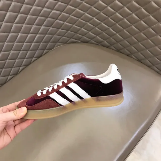 Adidas Gazelle Burgundy Suede Lifestyle Sneakers 3