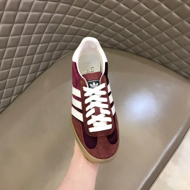 Adidas Gazelle Burgundy Suede Lifestyle Sneakers 4