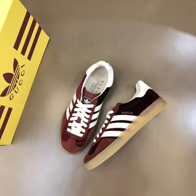 Adidas Gazelle Burgundy Suede Lifestyle Sneakers 7