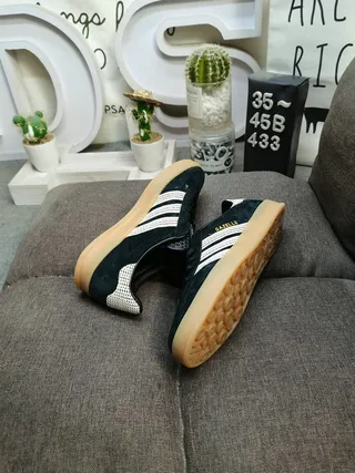 Adidas Gazelle Dark Green Suede Lifestyle Sneakers 6