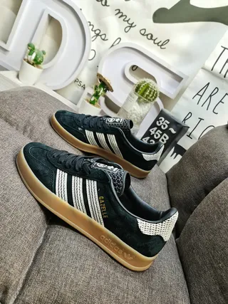 Adidas Gazelle Dark Green Suede Lifestyle Sneakers 7