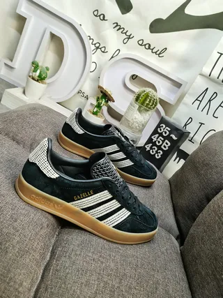 Adidas Gazelle Dark Green Suede Lifestyle Sneakers 9