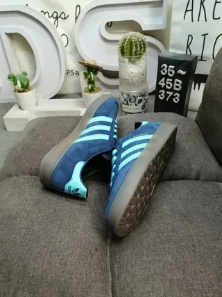 Adidas Gazelle Navy and Mint Lifestyle Sneakers 6