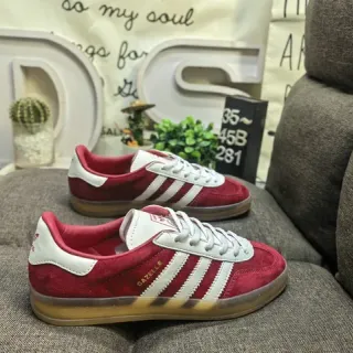 Adidas Gazelle Red Suede Lifestyle Sneakers