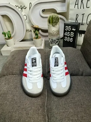 Adidas Gazelle White Red Black Lifestyle Sneakers 10