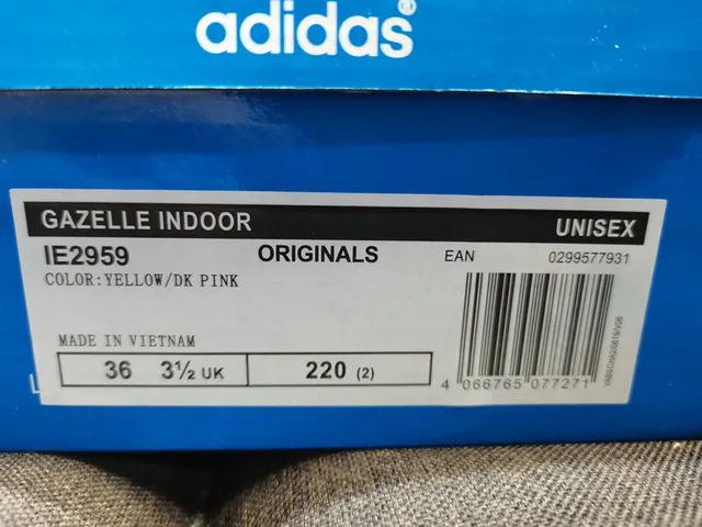 Adidas Gazelle Yellow and Rose Lifestyle Sneakers 2