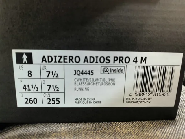 Adidas Lightstrike Pro Pink and Silver Running Shoes 2