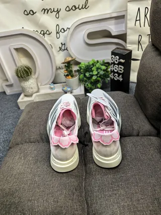 Adidas Lightstrike Pro Pink and Silver Running Shoes 8