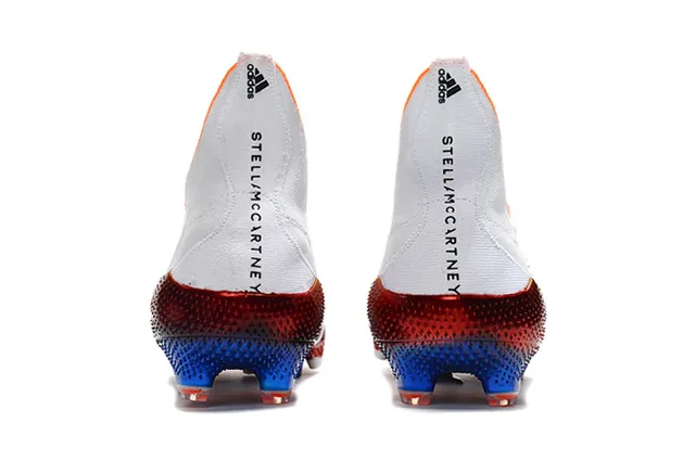 Adidas Multicolor High-Cut Sock-Fit Collar Camouflage Upper Firm-Ground Soccer Shoes 15