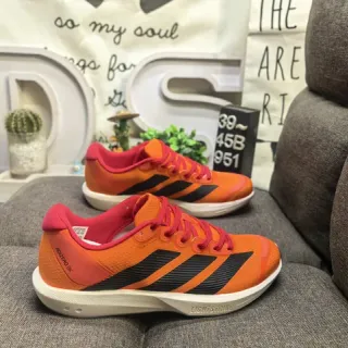 Adidas Orange rouge léger Silhouette de course maille supérieure chaussures de course