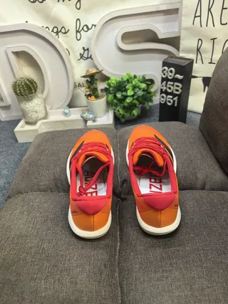 Adidas Orange rouge léger Silhouette de course maille supérieure chaussures de course 8