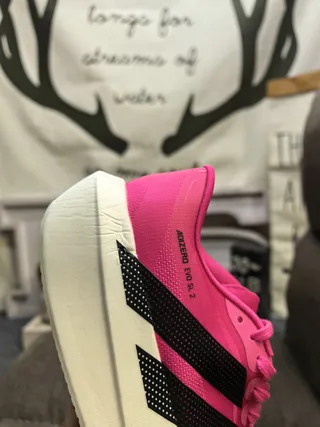 Adidas Pink Black Low-Top Racing Silhouette Three-Stripe Side Panel Running Shoes 3