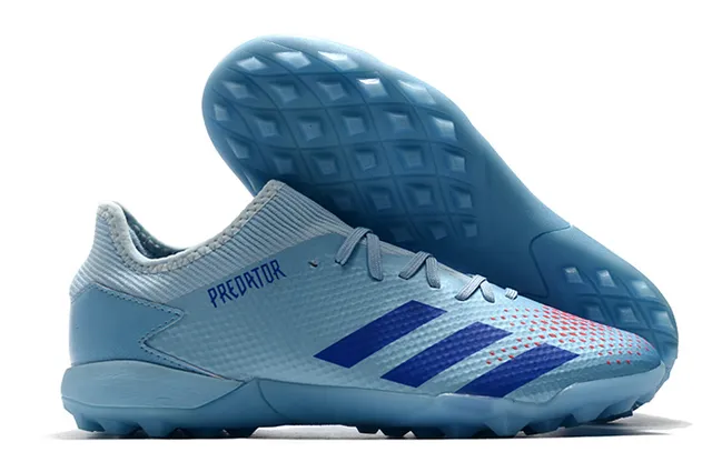 Adidas Predator Preto Verde Baixo Corte Textura de Grade Superior Grama Sapatos de Futebol 8