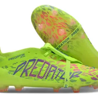 Adidas Predator Generation Neon Lime Multicolor Firm-Ground Soccer Shoes