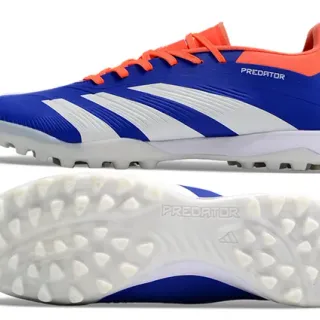 Adidas Predator Turf Blue Orange White Turf Soccer Shoes