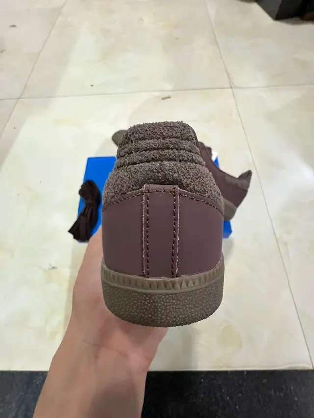 Adidas Samba Brown and Blue Lifestyle Sneakers 8