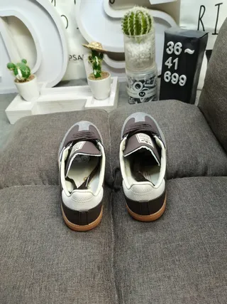 Adidas Samba 棕灰生活休闲鞋 8