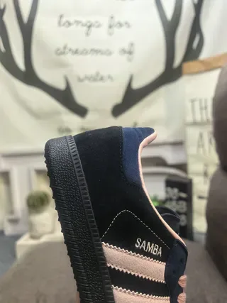 Adidas Samba Navy and Pink Lifestyle Sneakers 3