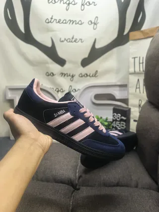 Adidas Samba Navy and Pink Lifestyle Sneakers 5