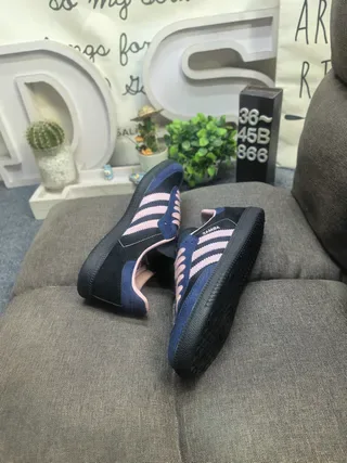 Adidas Samba Navy and Pink Lifestyle Sneakers 6