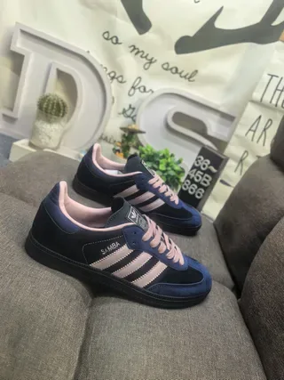 Adidas Samba Navy and Pink Lifestyle Sneakers 9