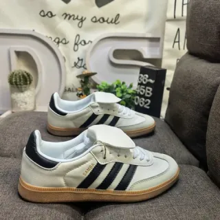 Adidas Samba Off-White and Black Lifestyle Sneakers