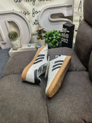 Adidas Samba Off-White and Black Lifestyle Sneakers 6