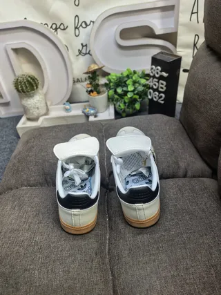 Adidas Samba Off-White and Black Lifestyle Sneakers 8