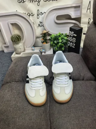 Adidas Samba Off-White and Black Lifestyle Sneakers 10