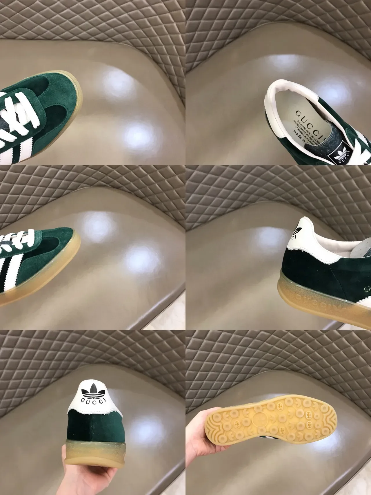 Adidas Samba OG Green and White Lifestyle Sneakers 2