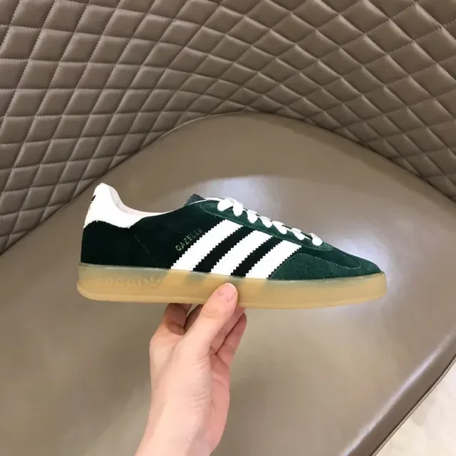 Adidas Samba OG Green and White Lifestyle Sneakers 5