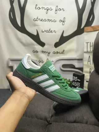Adidas Samba OG Green and White Lifestyle Sneakers 5